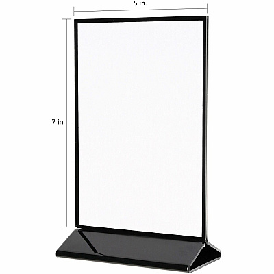 deflecto Double-Sided Sign Holder w/Base (4429)