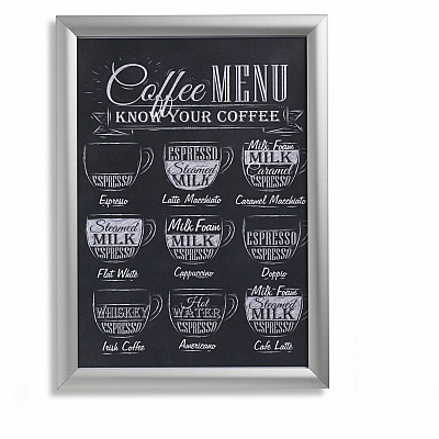 deflecto Wall Mount Snap Frame (690003S)
