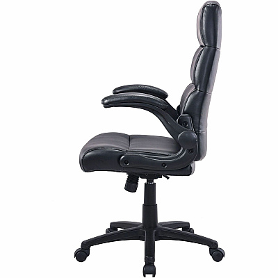 Lorell Colline High-Back Chair with Flip Arms (41853)