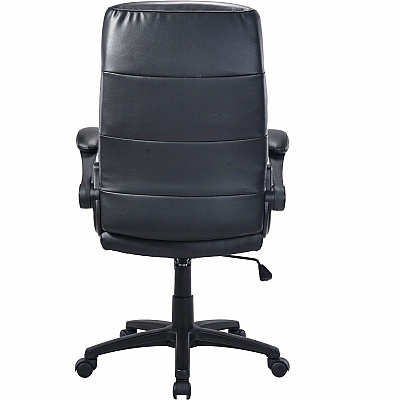 Lorell Colline High-Back Chair with Flip Arms (41853)
