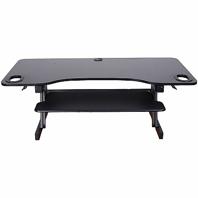 Rocelco ADR-45 45" Adjustable Desk Riser with EVR (RADRB45)