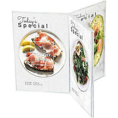 deflecto 6-Sided Sign/Menu Holder (4443)