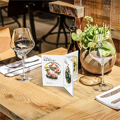 deflecto 6-Sided Sign/Menu Holder (4443)