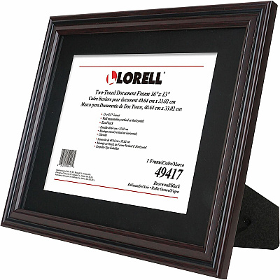 Lorell Two-toned Certificate Frame (49417)