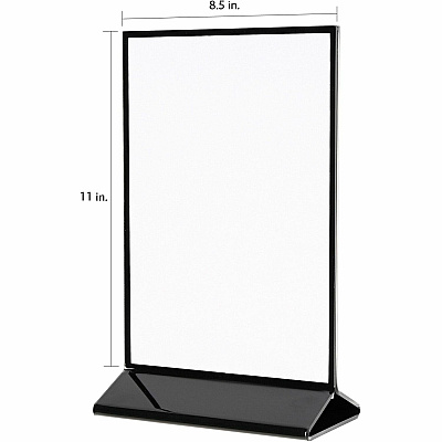 deflecto Double-Sided Sign Holder w/Base (4430)