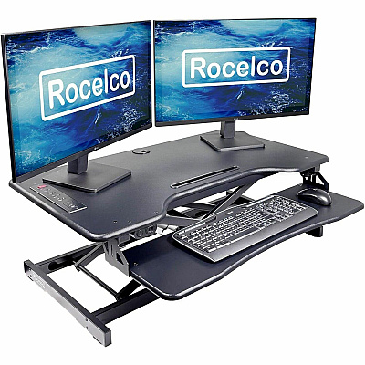 Rocelco Electric Desk Riser & Converter (REDR2B)