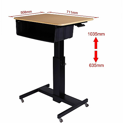 Rocelco Sit-to-Stand School Desk (RMSD28BB)