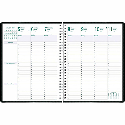 Rediform Timanager DuraFlex Appointment Book (C5930V81T)