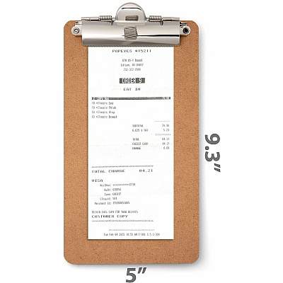 Officemate Memo/Receipt-Sized Clipboards (83156)