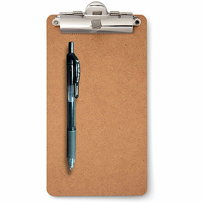 Officemate Memo/Receipt-Sized Clipboards with Zebra Pens (83157)