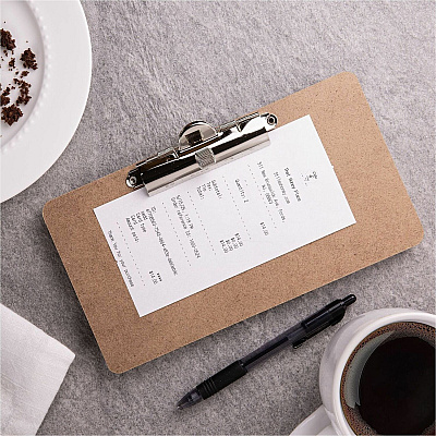 Officemate Landscape Memo/Receipt-Sized Clipboards (83158)