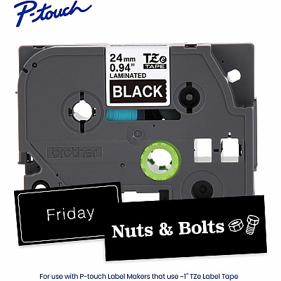 Brother P-touch TZe Laminated Label Tape (TZE355G)