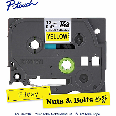 Brother P-touch Extra-Strength TZe Tape Cartridge (TZES631G)