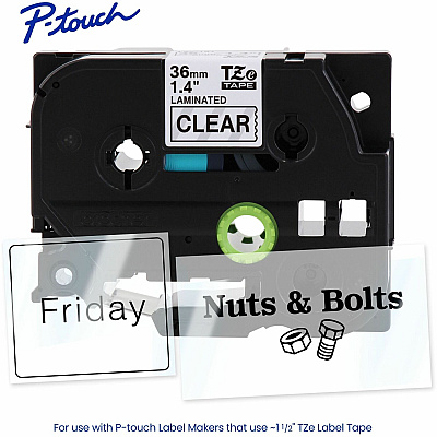 Brother P-touch TZe Laminated Label Tape (TZE161G)