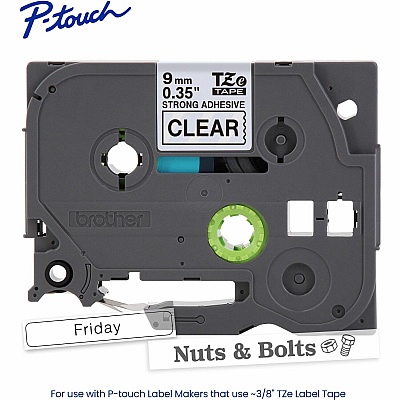Brother P-touch Extra-Strength TZe Tape Cartridge (TZES121G)