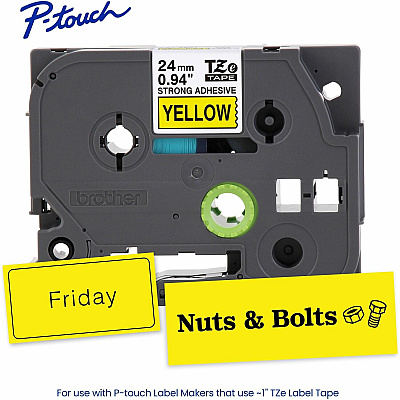Brother P-touch Extra-Strength TZe Tape Cartridge (TZES651G)