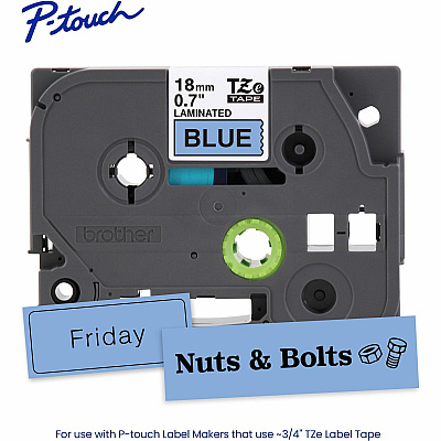 Brother P-touch TZe Laminated Label Tape (TZE541G)