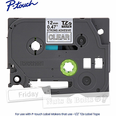 Brother P-touch Extra-Strength TZe Tape Cartridge (TZES135G)