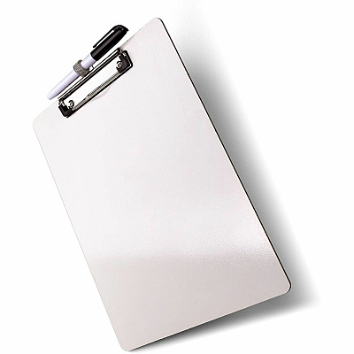 Officemate Reusable Dry-Erase Whiteboard Clipboards (83161)