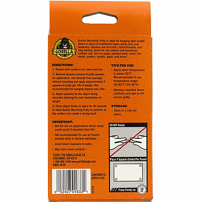 Gorilla Glue Mounting Putty (109100)