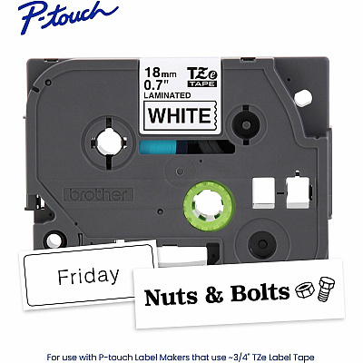Brother P-touch TZe Laminated Label Tape (TZE241G)