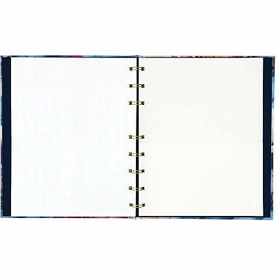Blueline NotePro Notebook, Fashion Collection, 192 Pages, Midnight Floral (A9C02)