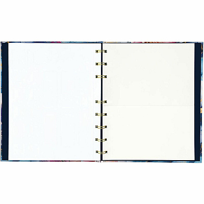 Blueline NotePro Notebook, Fashion Collection, 192 Pages, Midnight Floral (A9C02)