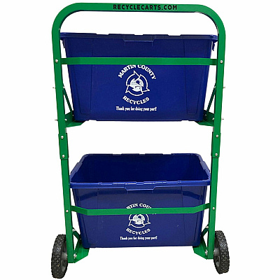 Five Star Recycling Cart for Bins (C016)