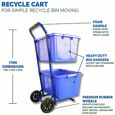 Five Star Recycling Cart for Bin (C006)