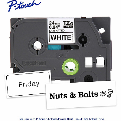 Brother P-touch TZe Laminated Label Tape (TZE251G)