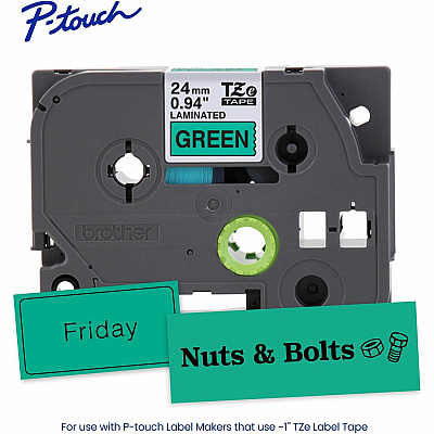 Brother P-touch TZe Laminated Label Tape (TZE751G)