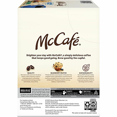 McCafe K-Cup Blueberry Muffin Coffee (9460CT)