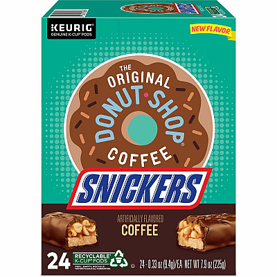 The Original Donut Shop K-Cup Snickers Coffee (9608CT)