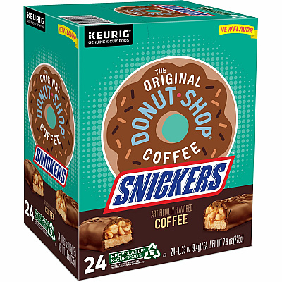 The Original Donut Shop K-Cup Snickers Coffee (9608CT)