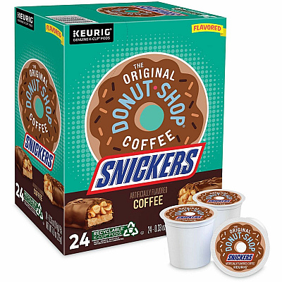 The Original Donut Shop K-Cup Snickers Coffee (9608CT)