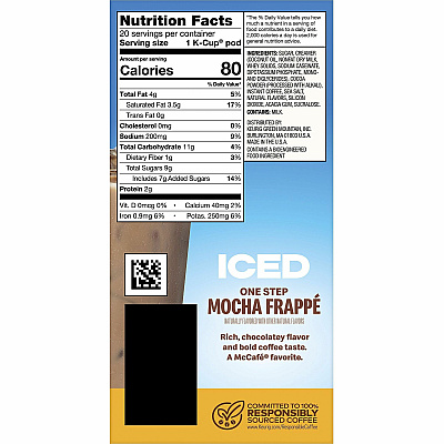 McCafe K-Cup Iced One-Step Mocha Frappe (9845CT)