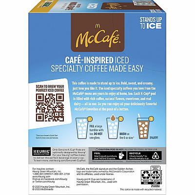 McCafe K-Cup Iced One-Step Mocha Frappe (9845CT)