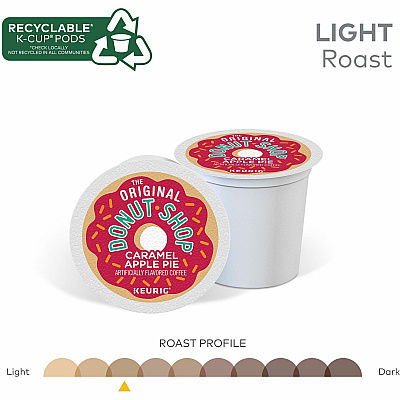 The Original Donut Shop K-Cup Caramel Apple Pie Coffee (8101CT)