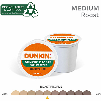 Dunkin Donuts Dunkin Donuts K-Cup Decaf Coffee (0317CT)