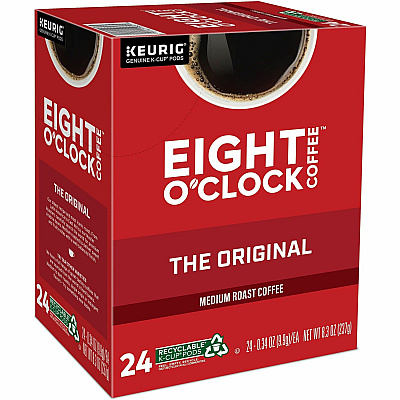 Eight O'Clock K-Cup, Ground Original Coffee (0657CT)