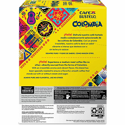 Cafe Bustelo K-Cup Colombia Coffee (1243CT)