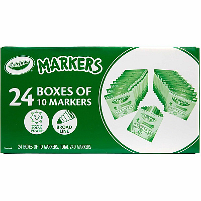 Crayola Bulk Broadline Marker Set (587771)