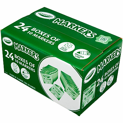 Crayola Bulk Broadline Marker Set (587771)