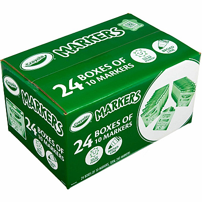Crayola Bulk Broadline Marker Set (587771)