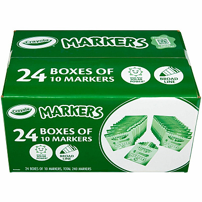 Crayola Bulk Broadline Marker Set (587771)