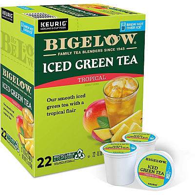 Bigelow Tropical Iced Green Tea Iced Green Tea K-Cup (2870CT)