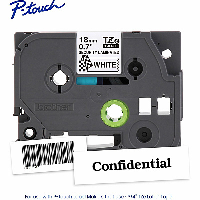 Brother P-touch TZ Laminated Security Tape (TZESE4G)