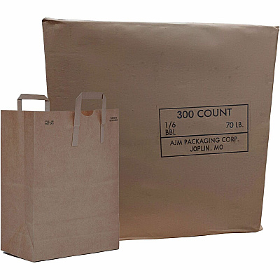 AJM Packaging Packaging Packaging AJM Packaging Packaging Kraft Grocery Sacks (HS70NP3C)