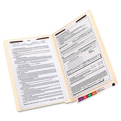 Smead Straight Tab Cut Legal Recycled Fastener Folder (SMD37115)