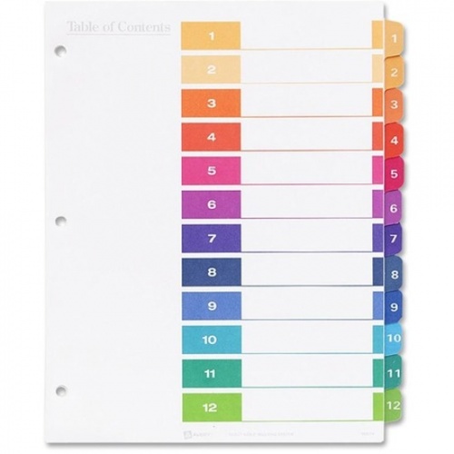 Avery Ready Index Custom TOC Binder Dividers (11141)